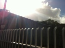 Balboa Park BART Clouds and Sun